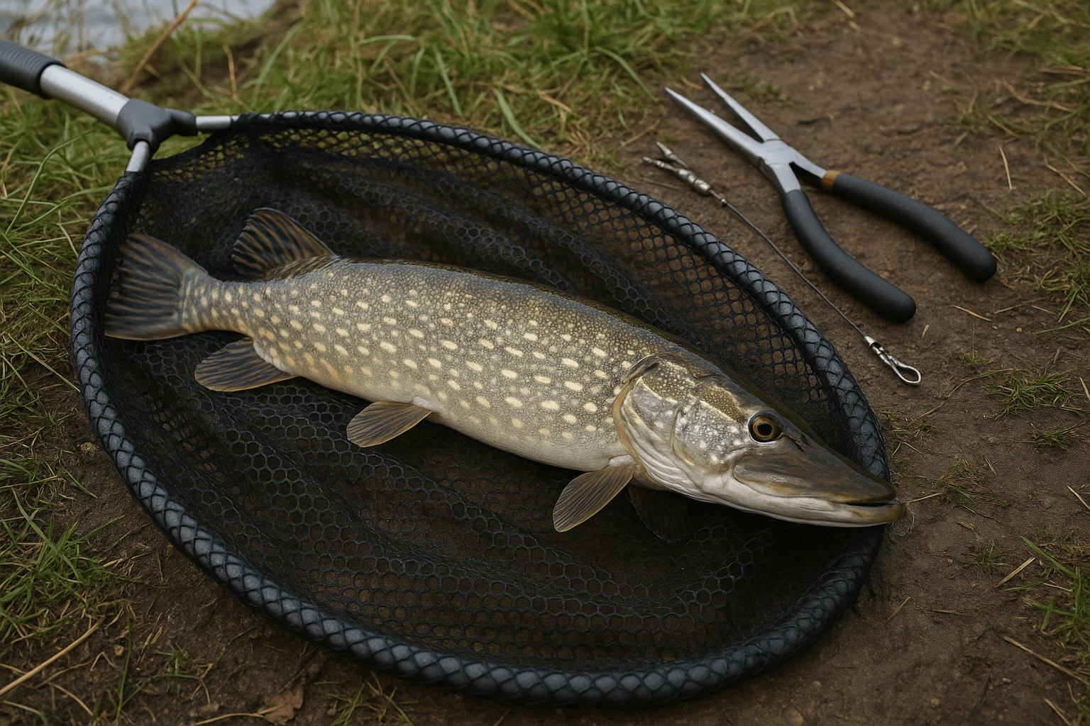Hecht-Handling: Kescher, Zange, Seitenschneider – Carp2Pike