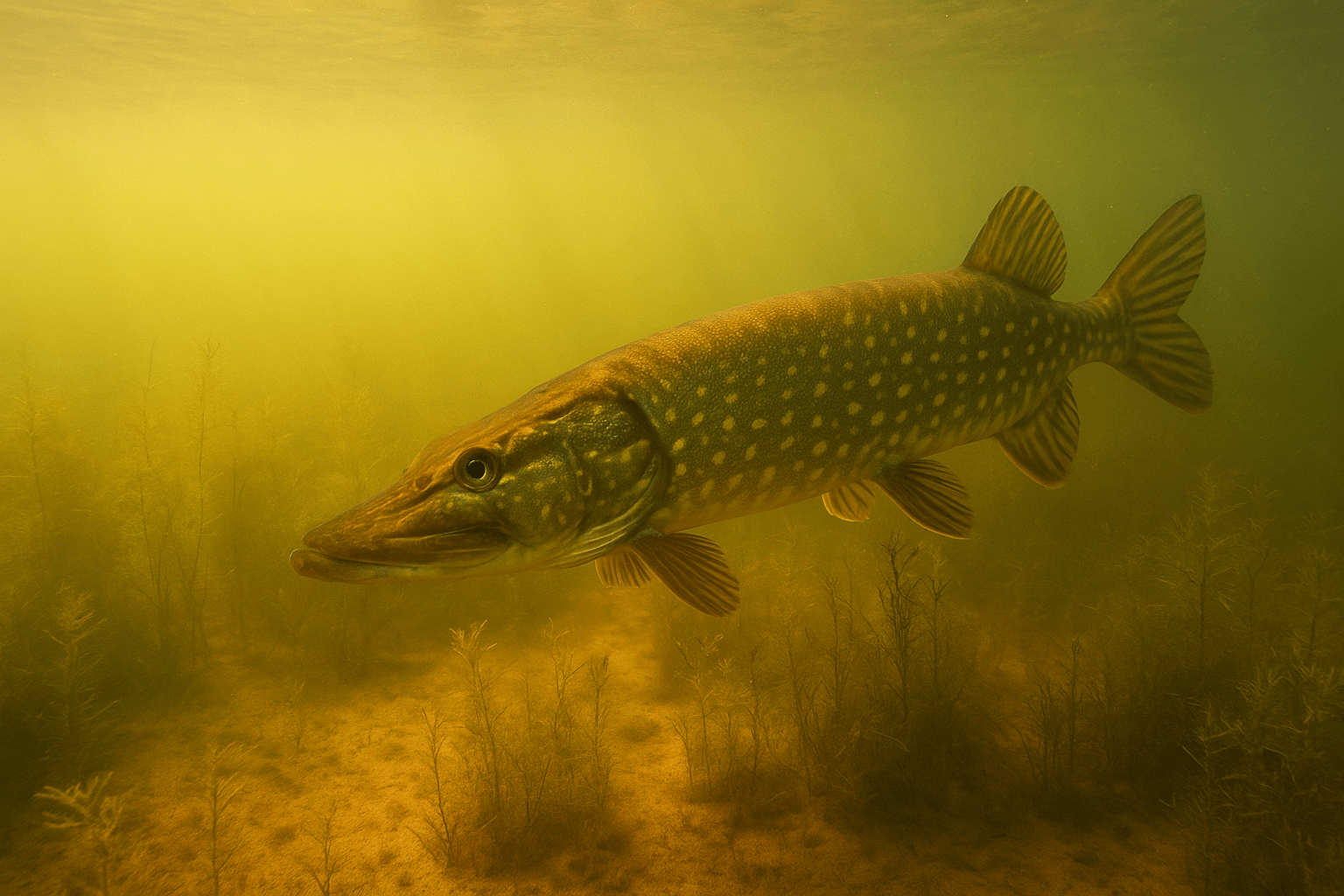 Frühjahr: flaches, windgeschütztes Warmwasser – Carp2Pike