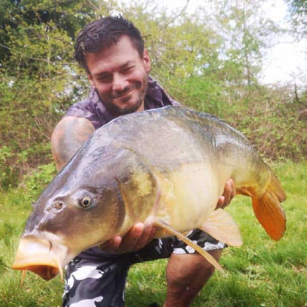 Fangfoto Spiegelkarpfen seitlich Carp2Pike